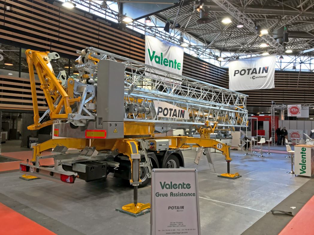 Potain Hup M 28-22 на выставке Eurobois во Франции