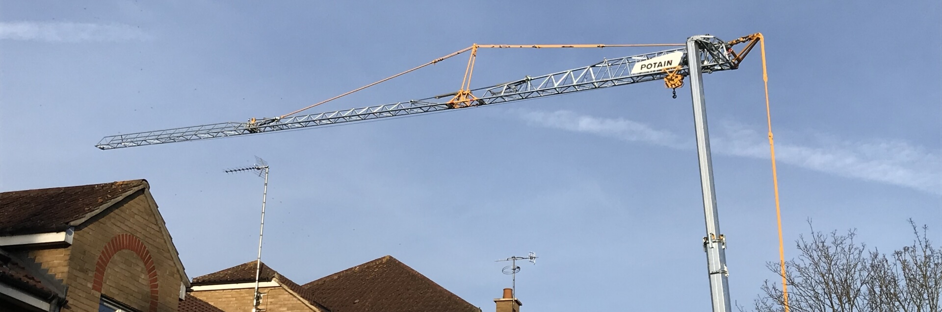 Компания Sparrow Crane Hire приобрела Potain Hup 40-30 для работы на ограниченных площадках